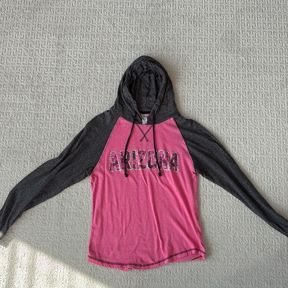 Pink & Black Arizona Long Sleeve Tee